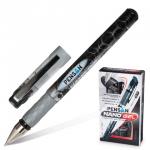 Ручка-роллер "NANO GEL", корпус цветн., толщ. письма 0,7 мм, 6020, черная