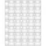 Лист для альбома OfficeSpace Optima на 35 монет 35*35, 120 мкм, 215473