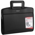 Папка-портфель 1 отделение Berlingo "Silk Touch", 700 мкм, черная, ADb_04031