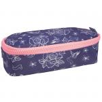 Пенал-косметичка 205*90*55 Milan Flowers Blue, 1 отделение, полиэстер, 081130FWB