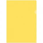 Папка-уголок OfficeSpace, А4, 150 мкм, прозрачная желтая, Fmu15-2_864