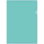 Папка-уголок OfficeSpace, А4, 150 мкм, прозрачная зеленая, Fmu15-3_866