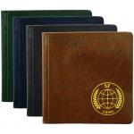 Альбом для монет OfficeSpace 105*105 на 52 монеты, 8 листов, комбинированный, карманный, ПВХ, 220191