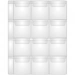 Лист для альбома OfficeSpace Optima на 12 монет 60*60, 120 мкм, 220192