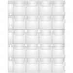 Лист для альбома OfficeSpace Optima на 20 монет 42*45, 120 мкм, 220193