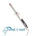 Плойка для волос с вращающимся зажимом «Twist&Curl», для средних и коротких волос, керамико-турмалин