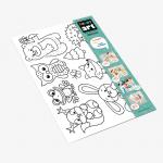 «Зверюшки» КОВРИК – РАСКРАСКА HappyArt