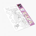 «Страна единорогов» КОВРИК – РАСКРАСКА HappyArt