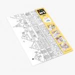 «Город» КОВРИК – РАСКРАСКА HappyArt