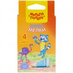 Набор  цветного мела Мульти-Пульти "Енот в Австралии", 4 цв., ЦМ_11128