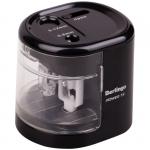 Точилка электрическая Berlingo "Power TX", черная, 2 отверстия, с контейнером, картон. уп., BEs_37001