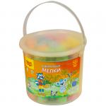 Набор  цветных мелков асфальтовых Мульти-Пульти "Енот в Австралии", 20 шт., пластиковое ведро, SC_16658