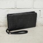 Клатч Lakestone Crispin Black Caiman