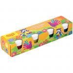 Краски пальчиковые Мульти-Пульти "Приключения Енота", 04  цв., 140 мл, классические, картон, ПК_19416