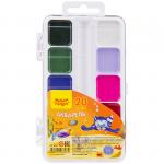 Акварель Мульти-Пульти "Енот в Красном море", медовая, 20  цветов, без кисти, пластик, европодвес, АП_10707