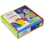 Гуашь ArtSpace "Космонавты", 16  цветов, 20 мл, картон, Gk-16_10226