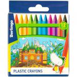 Мелки пластиковые Berlingo "Волшебный дворец", 12  цв., шестигранные, картон, европодвес, WX_00412