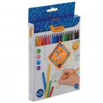 Фломастеры JOVI, 24 цв., смываемые, картон, европодвес, 1624