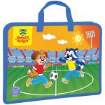 Папка с ручками А4 Мульти-Пульти "Енот-футболист", пластик, 40мм, ПТ_19711