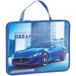 Папка с ручками А4 ArtSpace "Авто. Supercar" пластик, на молнии, 75мм, ПМ-А4-26_15734