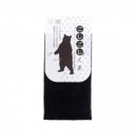 MARNA KUMA Мочалка нейлоновая для тела (древесный уголь) 1 шт