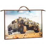 Папка для чертежей и рисунков А3 ArtSpace Военная техника, пластик, на молнии, ПР-3-20_15638