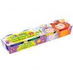 Краски пальчиковые "Малыш naturals", 04  цвета, 90 г, картон, 216003