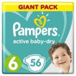 PAMPERS Подгузники Active Baby-Dry Junior (11-16кг) Экономичная Упаковка Минус 38