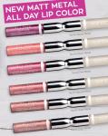 51191 Жидкая стойкая помада-блеск c метал. эффектом ALL DAY LIP COLOR & TOP GLOSS