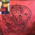 Покрывало SEI1-3084 Ганеш 220х210см хлопок роспись под батик Индия