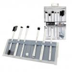 Royal&Langnickel  MODA  WHITE BEAUTIFUL EYES SET. Белый набор кистей для макияжа глаз в чехле