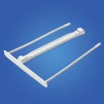 Механизмы для скоросшивания пластиковые FELLOWES (BANKERS BOX), КОМПЛЕКТ 100 шт., белые, FS-0089701