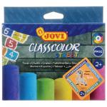 Мел цветной JOVI (Испания), НАБОР 6 шт., для рисования на асфальте, круглый, 1030