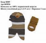 Комплект шлем 869 +варежки 836