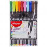 Набор капиллярных ручек  "Graph Pep's" 10цв., 0,4мм, европодвес, 749150