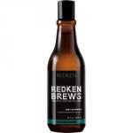 Redken Brews Mint Shampoo - Тонизирующий шампунь, 300 мл