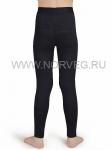 NORVEG серия Wool+Silk. Леггинсы для девочек, цвет черный