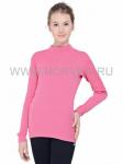 NORVEG серия Soft Teens - "нежная кожа". City Style Водолазка с высоким воротом для девочек, цвет розовый
