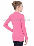 NORVEG серия Soft Teens - "нежная кожа". City Style Водолазка с высоким воротом для девочек, цвет розовый