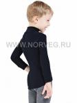 NORVEG серия Soft - "нежная кожа". City Style Водолазка детская с высоким воротом unisex, цвет черный
