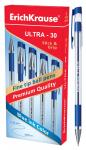 Ручка шариковая ErichKrause® ULTRA-30, цвет чернил синий (в коробке по 12 шт.)