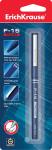 Ручка капиллярная ErichKrause® F-15, цвет чернил синий (в блистере по 1 шт.)
