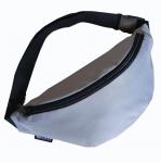 Сумка поясная Серая с черным