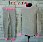 Детское термобелье. Лонгслив+леггинсы"Плоский шов". Базовый слой.