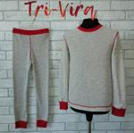 Детское термобелье. Лонгслив+леггинсы "Плоский шов". Базовый слой.