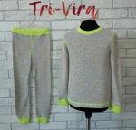 Детское термобелье. Лонгслив+леггинсы "Плоский шов". Базовый слой.