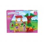 AUSINI, Конструктор "Мир чудес: Лошадка и садовник" (79 дет.)