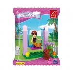 AUSINI, Конструктор "Мир чудес: Весёлые качели" (33 дет.,пакет)