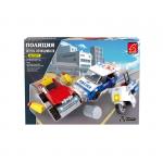 AUSINI, Конструктор "Патруль: Полицейская погоня" (173 дет.,фигур. челов.)