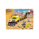 AUSINI, Конструктор "Строители: Карьерные погрузчики" (277 дет.,фигур. челов.)